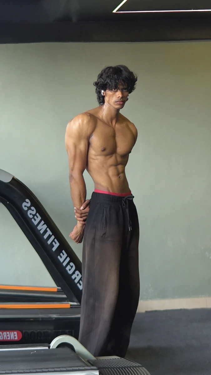 Shreyash in a later fitness journey photo, IMG_3058