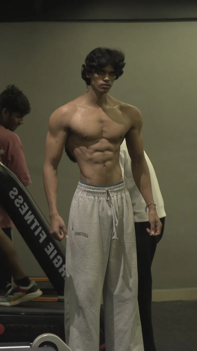 Shreyash in a later fitness journey photo, IMG_3059